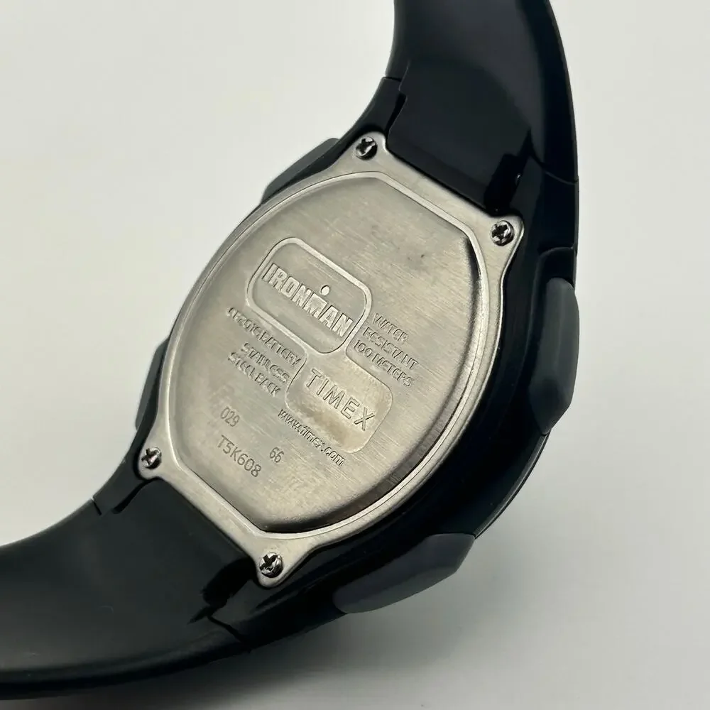 Timex Ironman T5K608 Black 10 Lap Essential Essential Watch Working New Battery